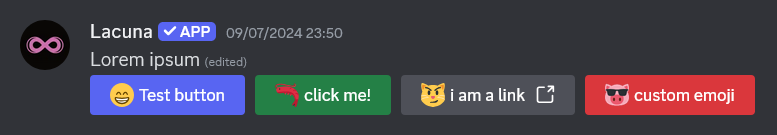 Сообщение с кнопками