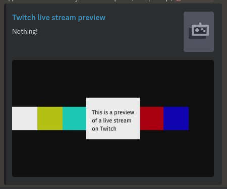 Предпросмотр стрима